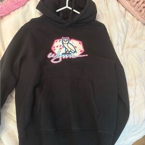 Black Hoodie with Owl Logo